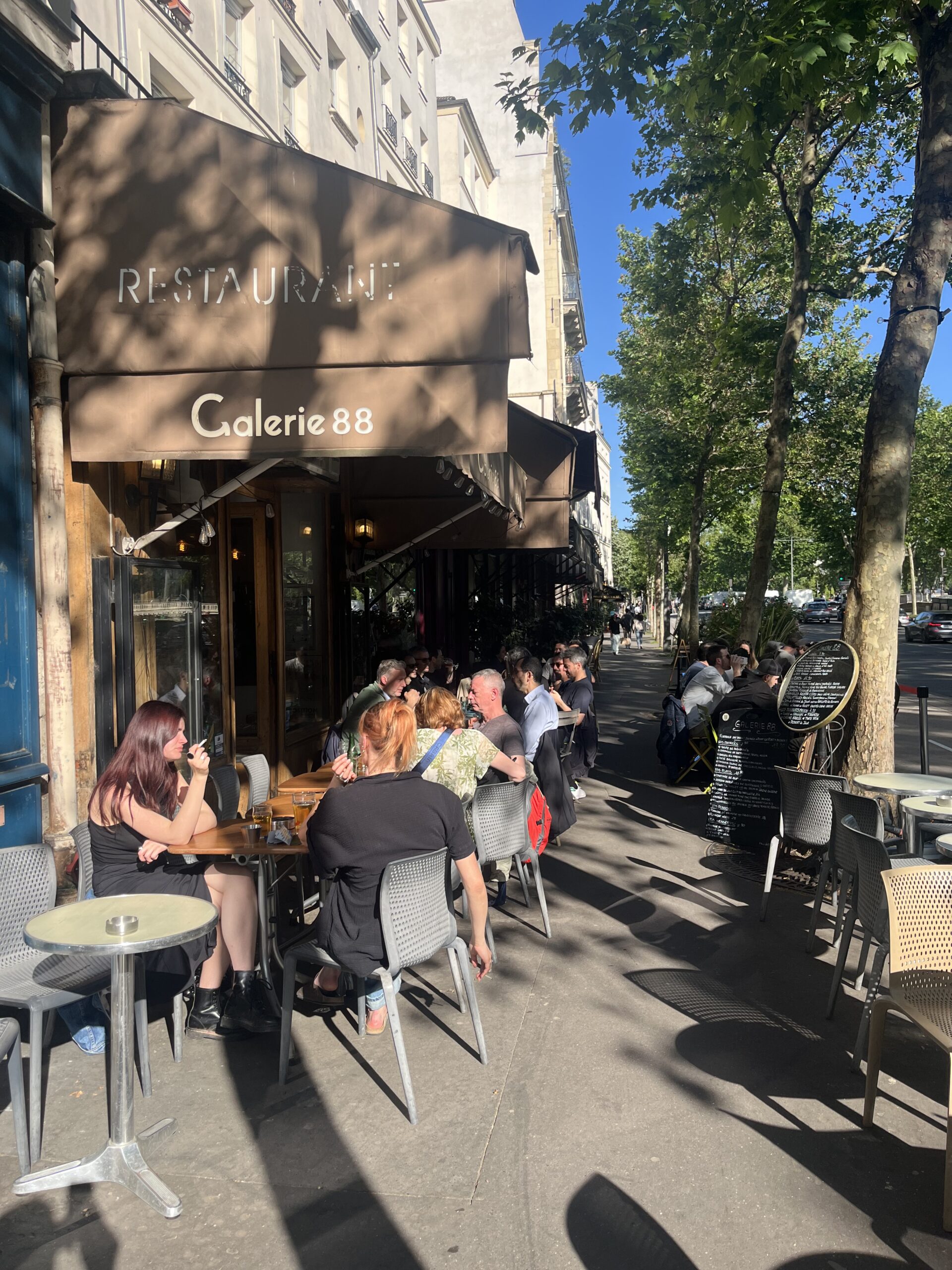 Terrasse Galerie 88 quais Notre-Dame